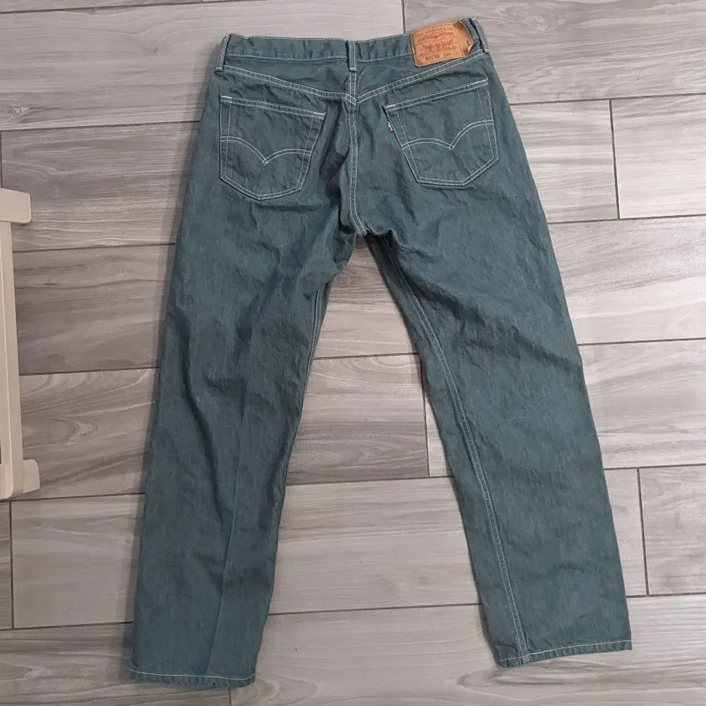 Levi's Green Straight Leg 501 XX